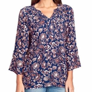 LAST TWO AVAILABLE!!! - New Gloria Vanderbilt Ladies' Printed Blouse Top